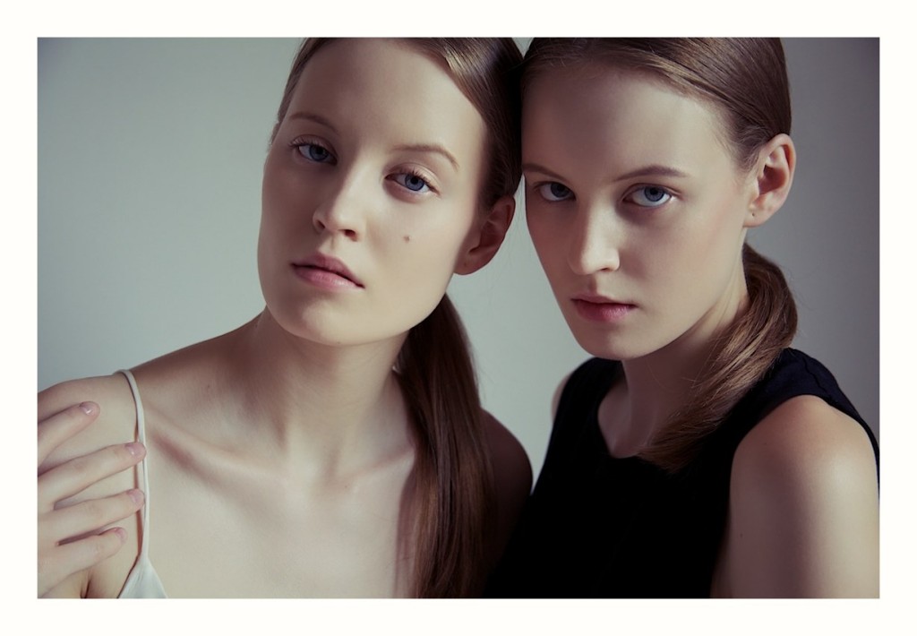 Twins, test shooting, fashion by Federico Simone